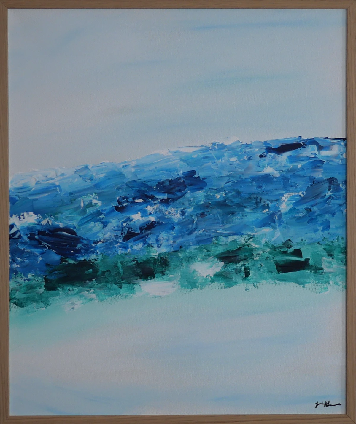 Abstract Landscape - Blue