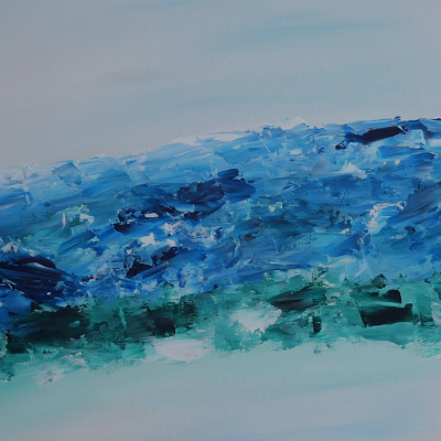 Abstract Landscape - Blue